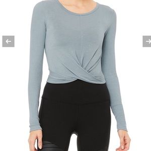 Alo Yoga COVER LONG SLEEVE TOP